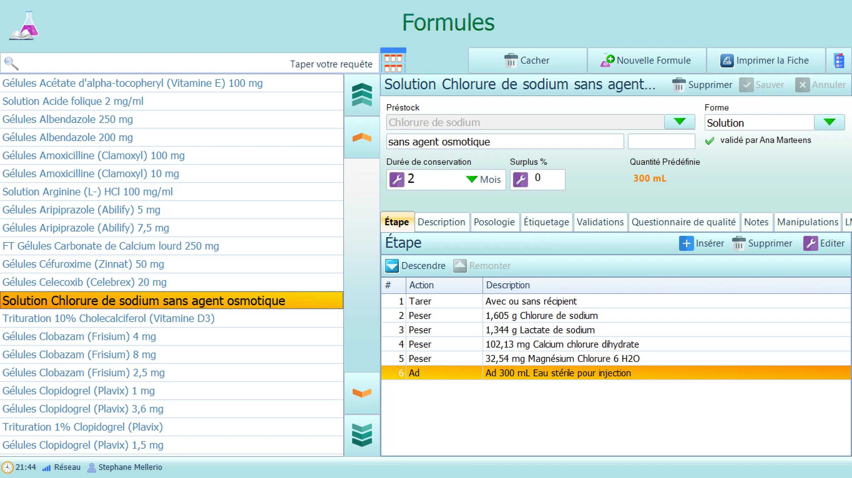 Formula Management